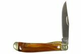 Pocket Knife With Colorful Agate Inlays - Hand-Crafted In Utah #327588-1